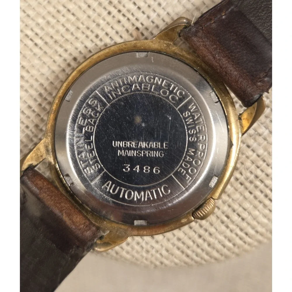 Rare! Lucerna 30 Jewels Supermatic Antimagnetic Incabloc Manuel Watch